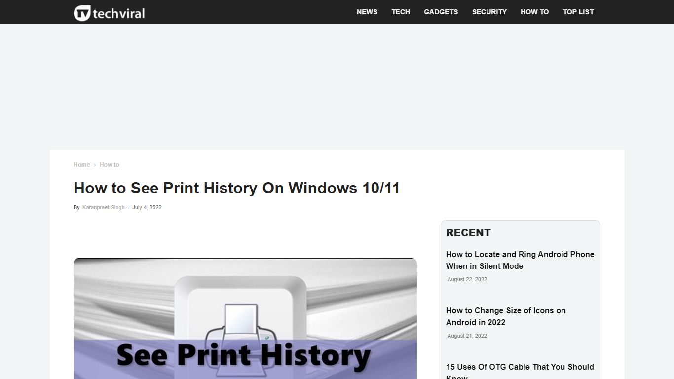How to See Print History On Windows 10/11 - TechViral